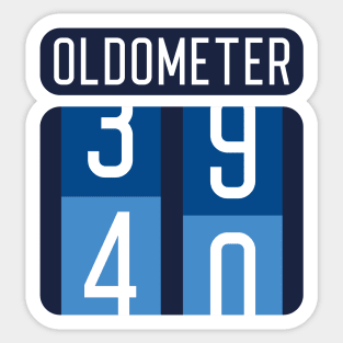 Oldometer 40 Sticker